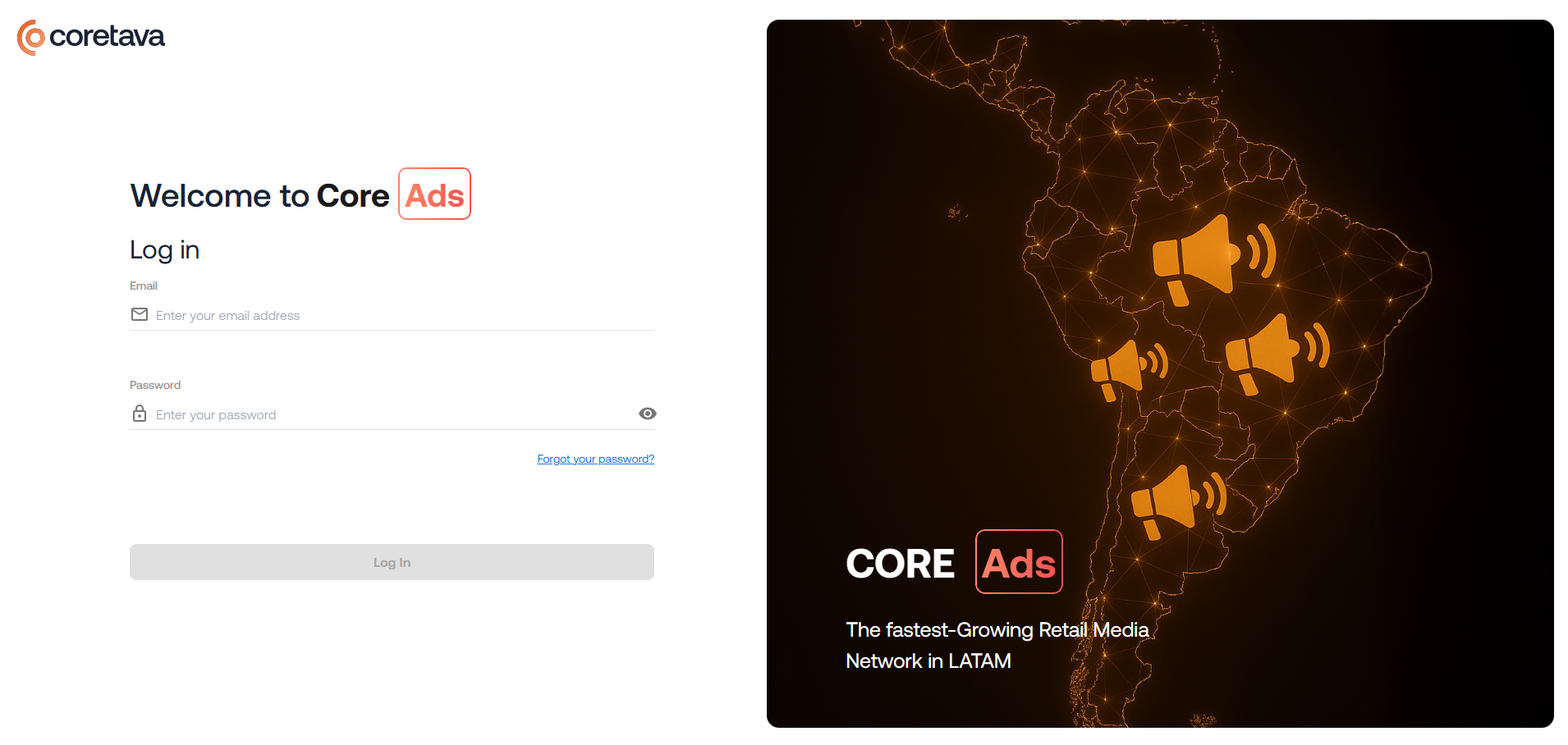 Coretava Admin Dashboard screenshot 1